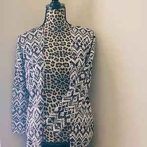 Black and White Cardigan